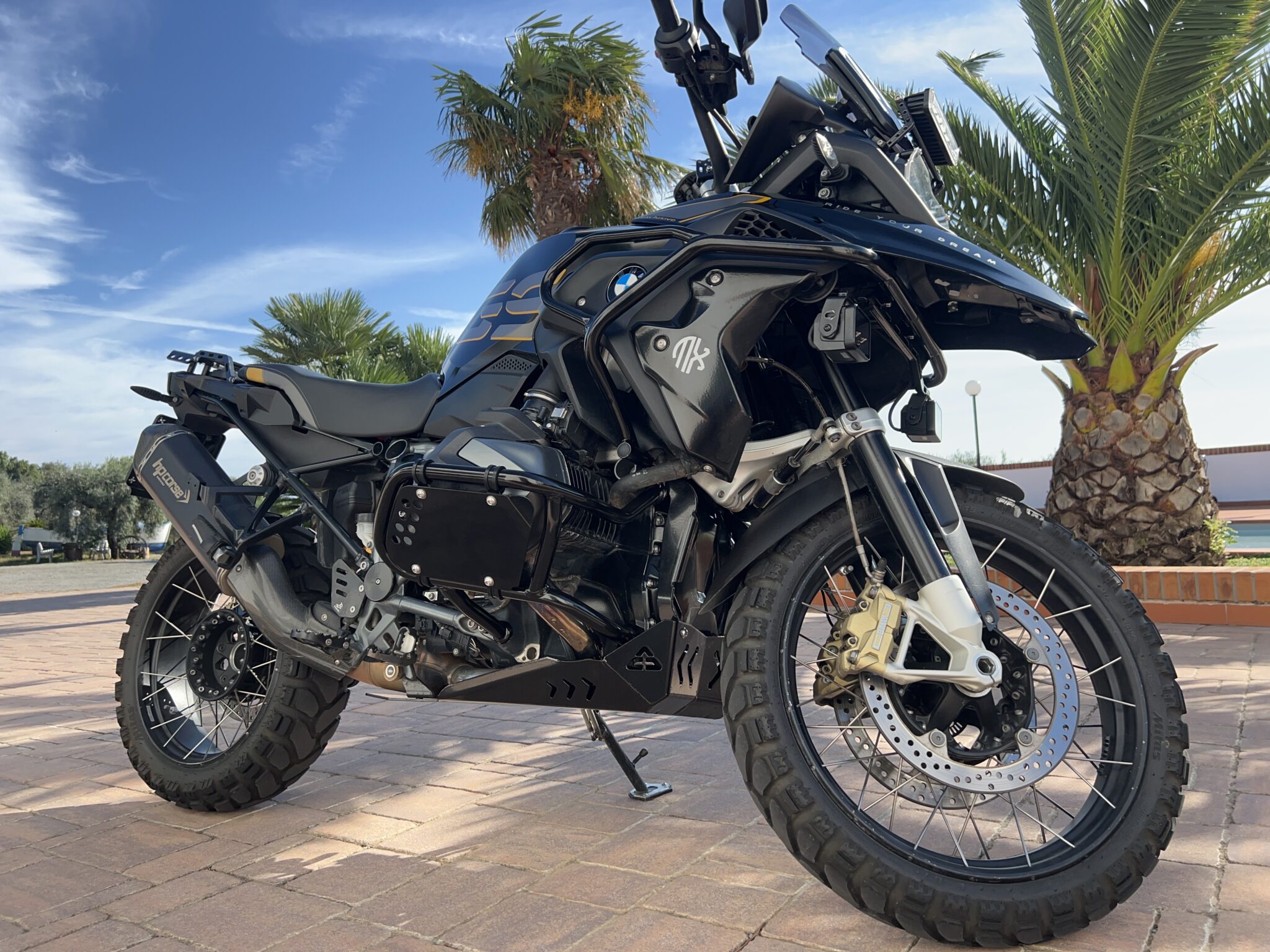 PIASTRE DI PROTEZIONE CILINDRI V2 PER BMW R 1250 GS STD / ADV ACCIAIO